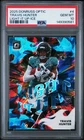 2025 PANINI DONRUSS OPTIC LIGHT IT UP ICE #4 TRAVIS HUNTER ROOKIE 32/55 PSA 10