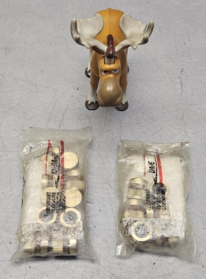 #ad DME TBP40 Threadless Brass Pressure Plug 3 8quot; Lot of 16 $60.25