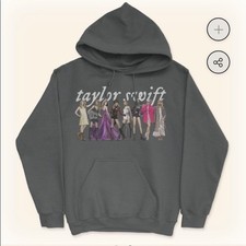 Taylor Swift Folklore eras dark gray hoodie Brand new Size Medium