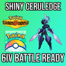 ✨6IV SHINY Ceruledge + EVS🚀 POKEMON HOME✨Champions✨Online delivery⚡