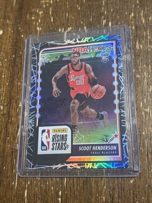 2023-24 Panini Haunted Hoops Rising Stars Scoot Henderson #280 Rookie Spiderwebs