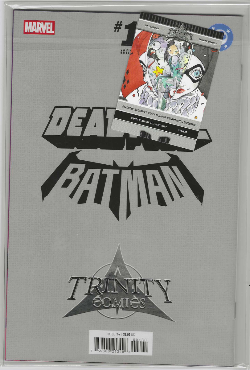 DEADPOOL BATMAN 1 NYCC PEACH MOMOKO VIRGIN EXCLUSIVE VARIANT NM