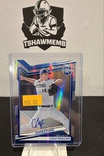 2022 Panini Elite - Cole Phillips #57 Aspirations Die-Cut Signatures /50