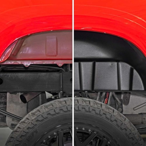 Rough Country Rear Wheel Well Liners for 2019-2025 Chevy Silverado 1500 - 4519A - Picture 4 of 6