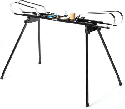 Cross Country Nordic Ski Double Waxing Profile Bench with Foldable Legs for Trav