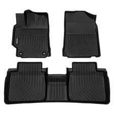 Binmotor-Floor Mats for Toyota Camry 2012-2017, Front & 2nd Row,TPE All Weather 