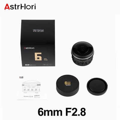 AstrHori 6mm F2.8 Circular Fisheye Camera Lens Full Frame for Sony E Canon Nikon