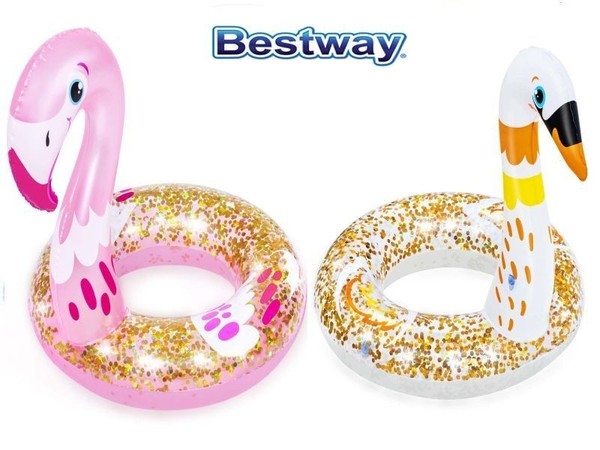 KołO Do PłYwania Flaming / łAbęDź 36306 Bestway Bonk - bestway, zabawki-image