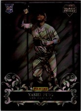 2013 Panini Black Friday Collection Lava Flow #1 Yasiel Puig (Print run 150) BB