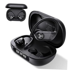 X4 Wireless Earbuds with Earhooks   253H Battery, ENC Mic, Bluetooth 5.4, USB