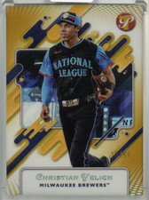 2025 Topps Pristine Christian Yelich Gold Refractors #289【39/50】 Milwaukee Brewe