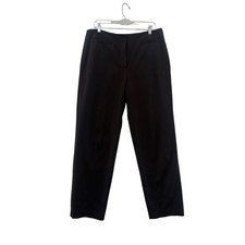 Talbots Dress Pants Women 16 Brown Excellent Stretch Straight Leg High Rise