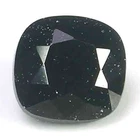 STUNNING GEM SRILANKA MIDNIGHT BLACK COLOR SERENDIBITE GEM - CUSHION CUT