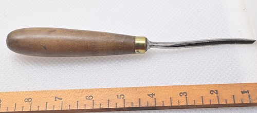 Vintage 1/8" S. J. Addis № 40 Curved V Parting Tool Carving Chisel (INV ...