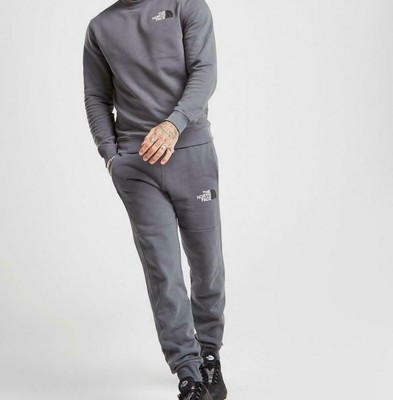 the north face tracksuit grey