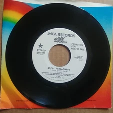 STOP THE MADNESS DJ PROMO 45 7" POP ROCK Record Vinyl 1986 SOUL