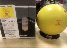 Sun Storm Bowling Ball NIB - 15 Pounds 15lbs 3oz - 3-3.5" Pin - 3.55oz TW