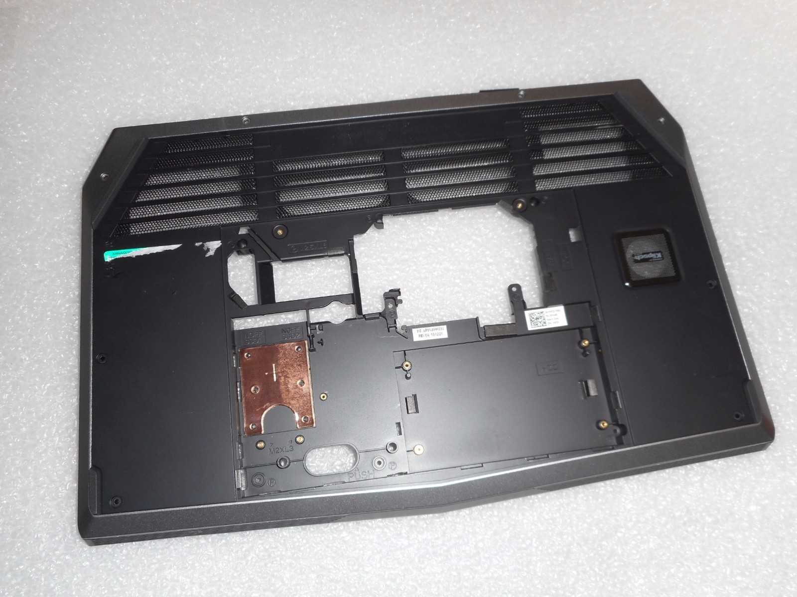 GENUINE DELL ALIENWARE M17 R3 BOTTOM BASE COVER CHE05 1MT2K 01MT2K AS ...