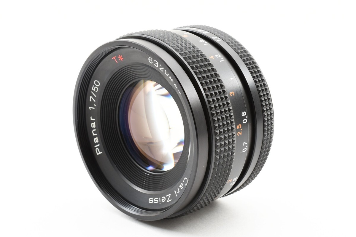 Exc+5] CONTAX Carl Zeiss Planar 50mm F/1.7 T* AEJ MF Lens CY Mount