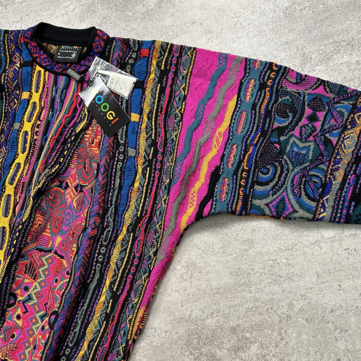 COOGI カラフルウールセーター L COOGI カラフルウールセーター
