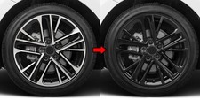 Chrome Delete Blackout Vinyl Overlays For 2025 Toyota Camry 18 Wheels Chrome Delete Blackout Vinyl Overlays For 2025 Toyota Camry 18 Wheels