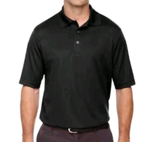 Polo Shirt Men's Black Short Sleeve Size Extra Large XL - Picture 2 of 3
