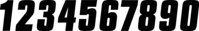 Factory Effex Factory Number 6in. No.0 - Black FX08-90040