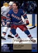 2002-03 Upper Deck Foundations Guy Lafleur New York Rangers #64