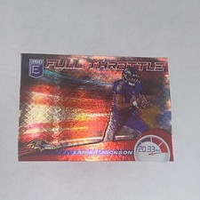 Lamar Jackson 2020 Panini Donruss Elite 13 Full Throttle Red Foil SP /99 Ravens