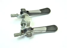 VINTAGE SIMPLEX PRESTIGE BICYCLE DOWN TUBE FRICTION SHIFTERS 28.6 MM CLAMP