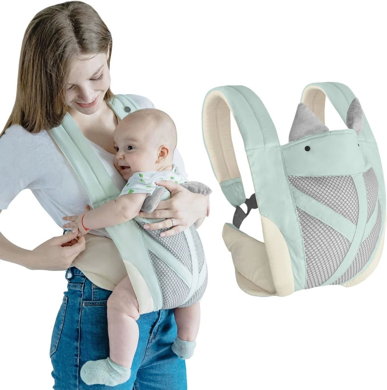 SERAPHY Baby Carrier - Ergonomic, Light weight, Newborn to Infant (4kg to 20kg)
Opens in a new windo