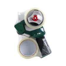 Durable Packing Tape Gun with Comfortable Foam Handle - 2 Rolls Included