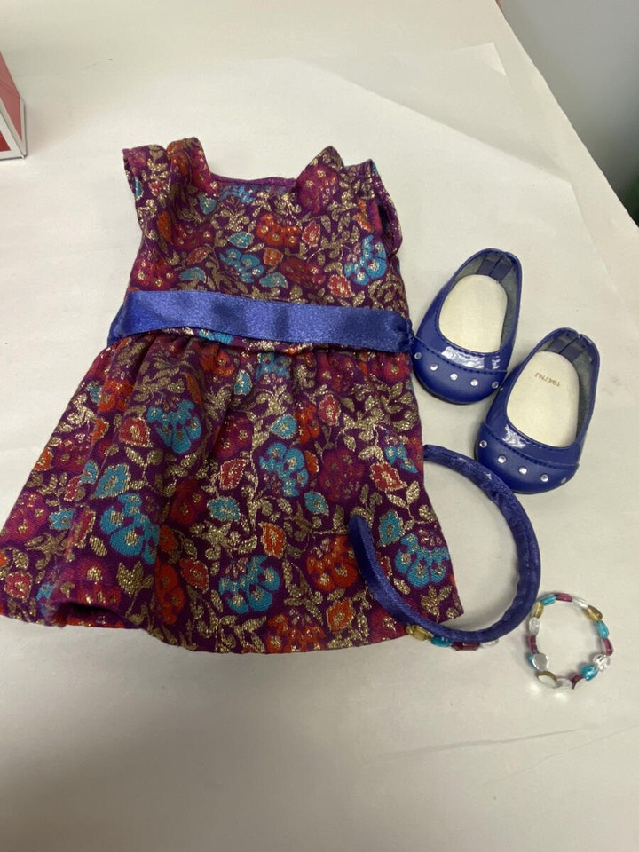 AMERICAN GIRL CLOTHING LOT C W FANCY HOLIDAY DRESS OUTFIT | eBay