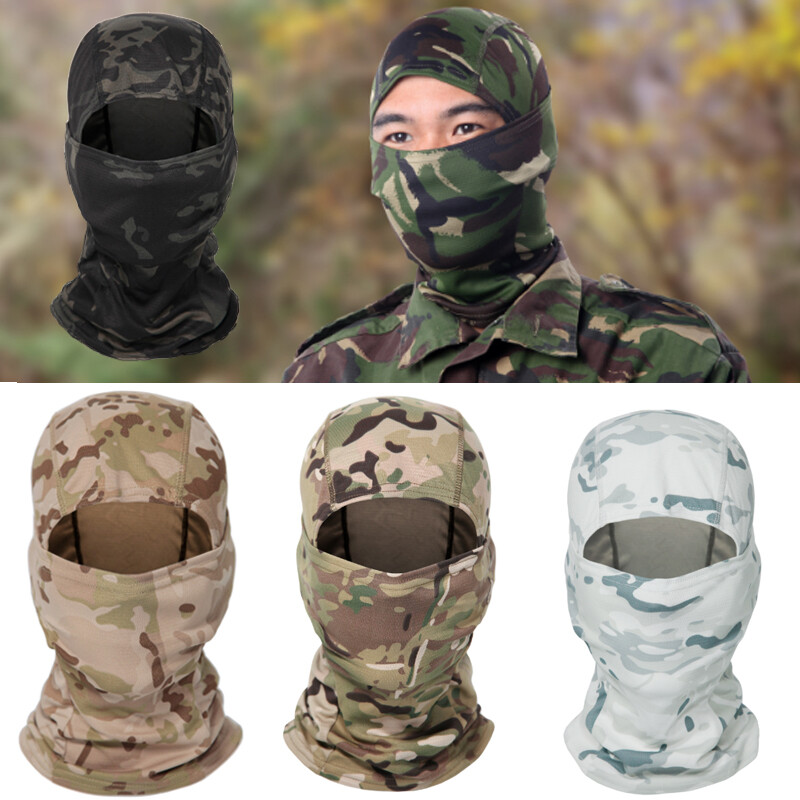 Camo Hunting Balaclava Full Face Mask for Tactical Airsoft Military Combat