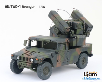 1/35 scale AN/TWQ-1 Avenger Conversion Kit model 3d printed kit