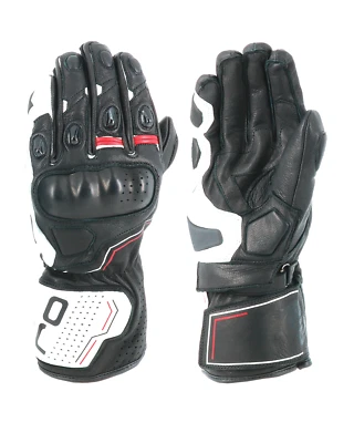 Guanti Moto SLEEK BLACK/WHITE/RED G2067 Oj Atmosfere Metropolitane