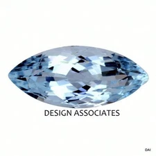 5x2.5 MM MARQUISE CUT BLUE ZIRCON ALL NATURAL AAA  EACH (176663)