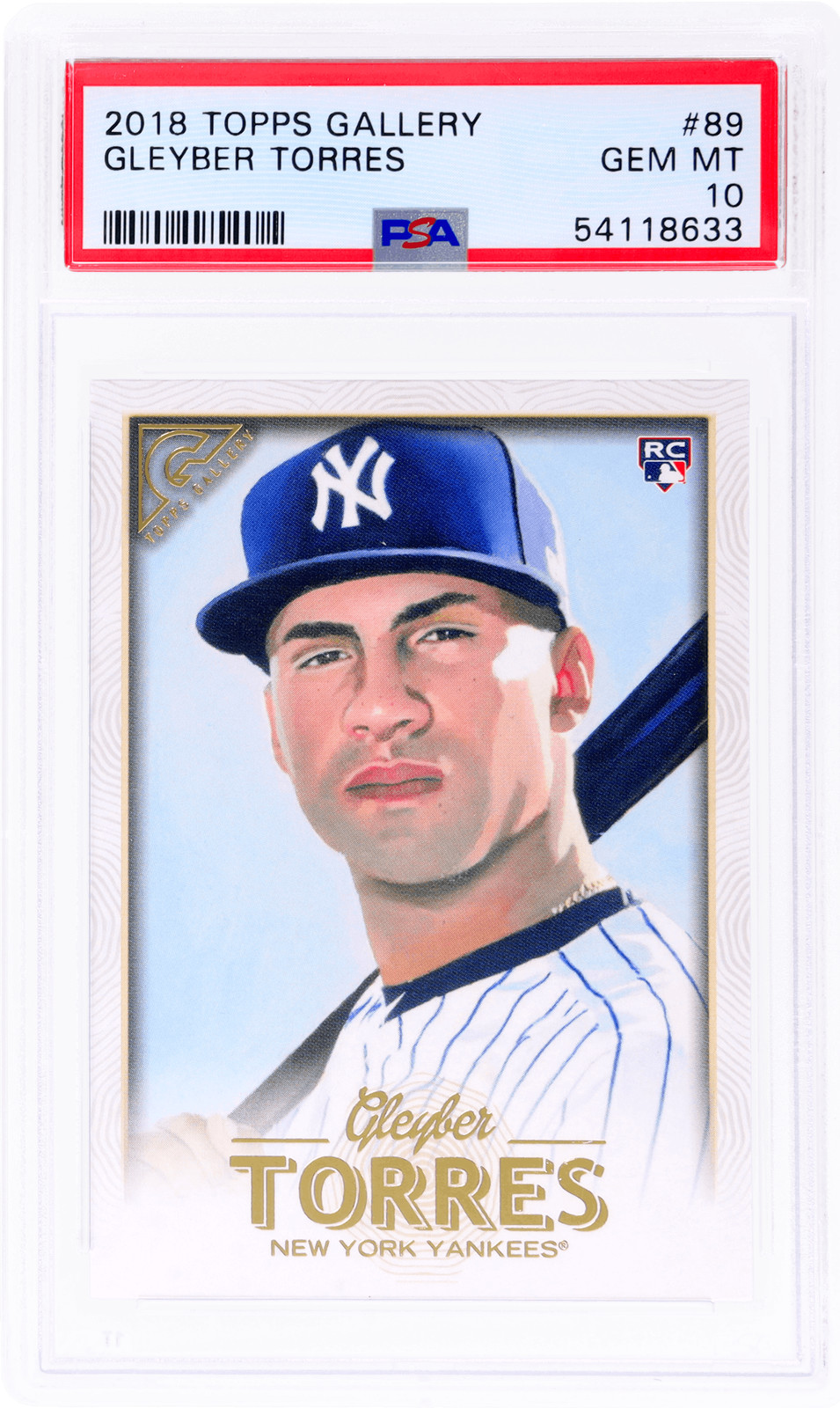 2018 Topps Gallery Gleyber Torres #89 PSA 10 Rookie RC