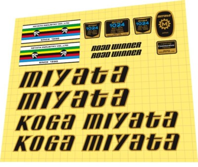 K-M ROAD WINNER 1979   Frame Decal Set