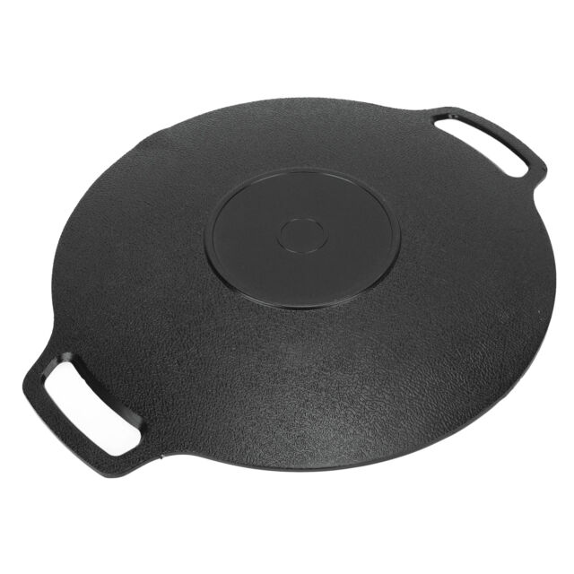 (29cm)Korean Grill Pan Cast Aluminum Alloy Evenly Heated Double Handles Even YB10530