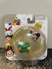 Disney Tsum Tsum Christmas Mickey with stackable holiday accessory NEW