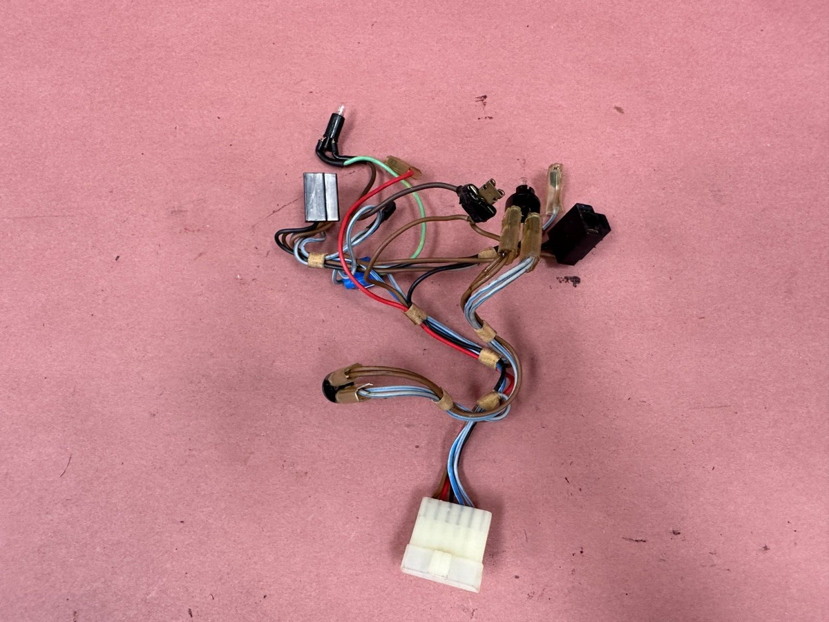 Porsche 924 OEM Centre Console Wiring Loom for Clocks 50K Miles | eBay