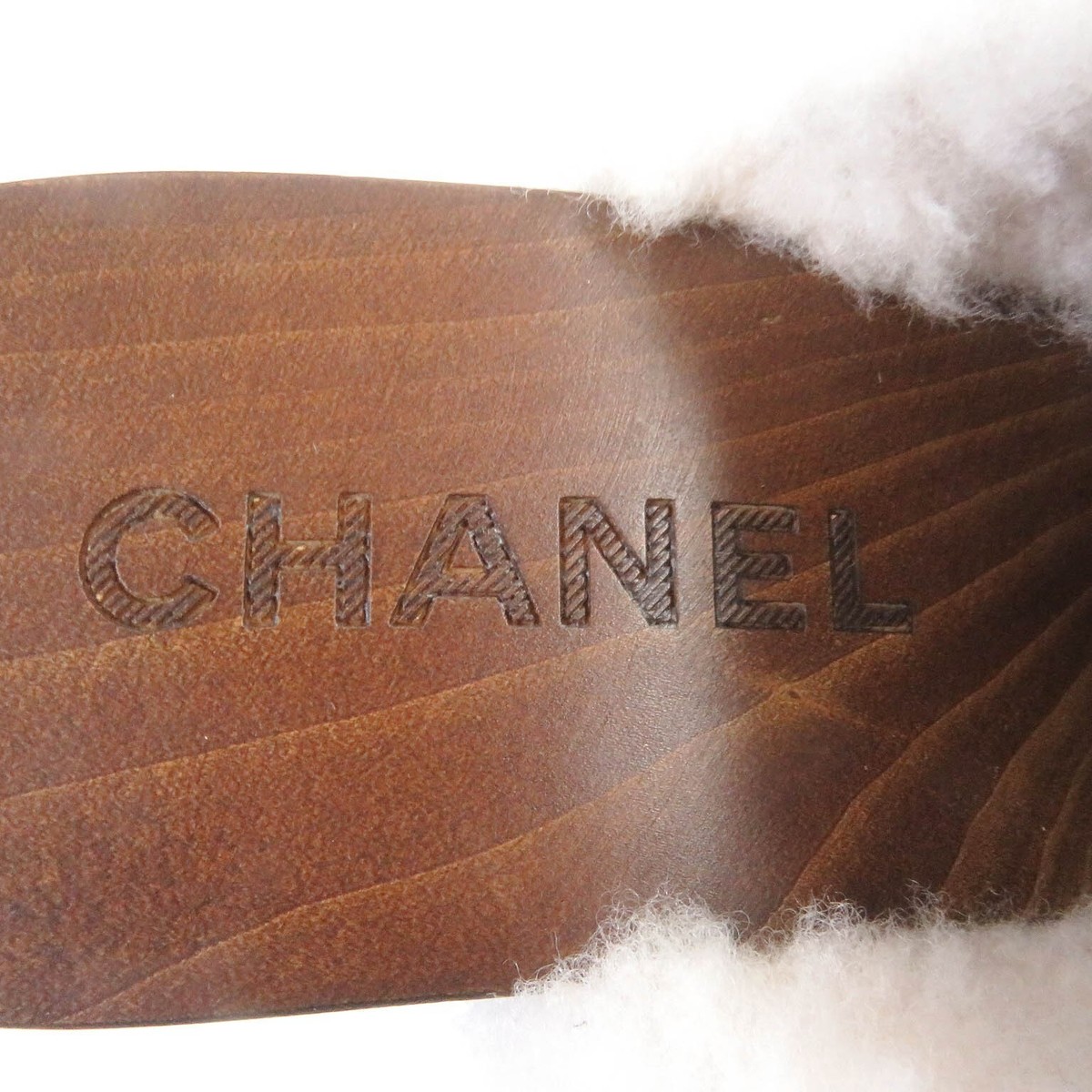 CHANEL Suede COCO Mark Sabot Sandals 36C Black Women | eBay