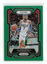 JALEN MCDANIELS #291 2023-24 PANINI PRIZM RAPTORS GREEN