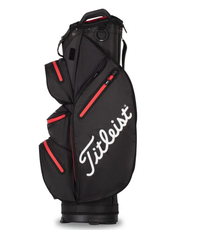 New Titleist Golf Cart 14 StaDry Waterproof Golf Cart Bag Black