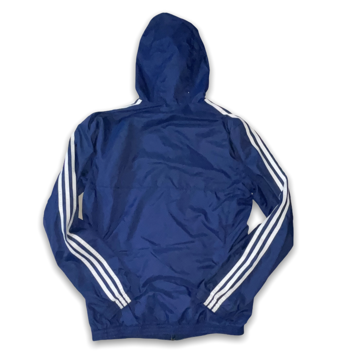 Rare Adidas Nylon Running Jacket Soccer Windbreaker Glanz Rare Adidas Nylon Running Jacket Soccer Windbreaker Glanz