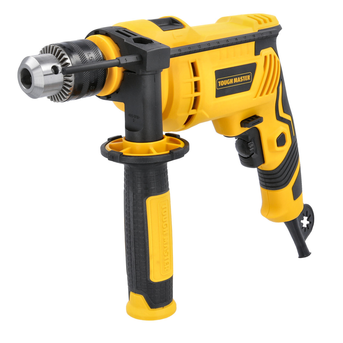 TOUGH MASTER Impact Drill with Hammer Function 650W for Concrete Steel Wood