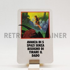 Gioco da Tavolo MB - L'ISOLA DI FUOCO - Card Carta Originale Avanza di 5 Spazi