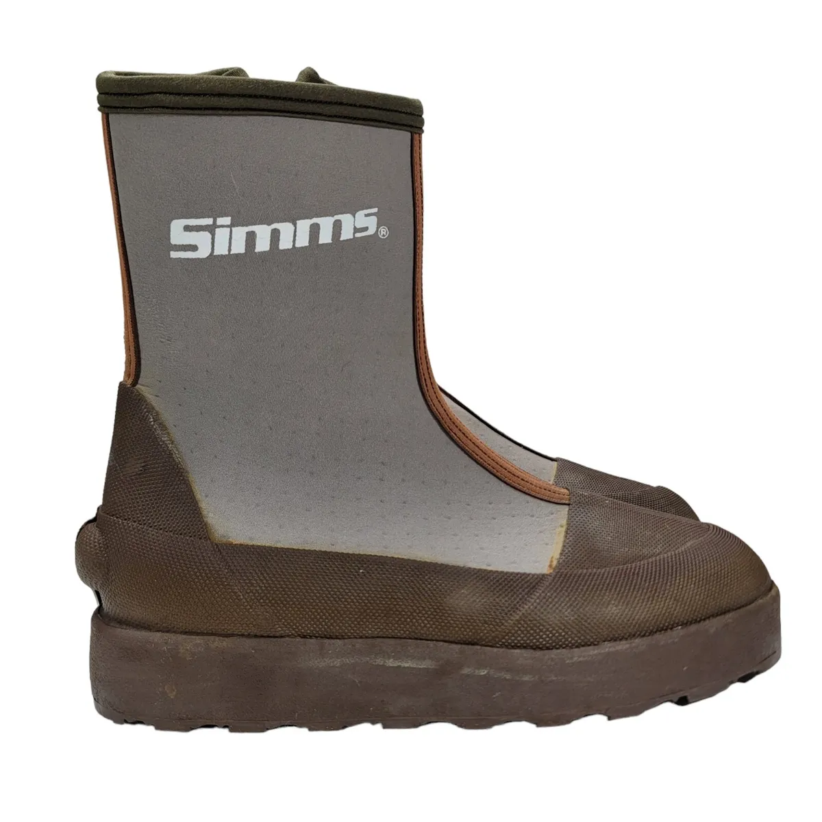 SIMMS Rubber Neoprene Side Zip Water Wading Boots Mens Size 6 Fishing  Outdoor