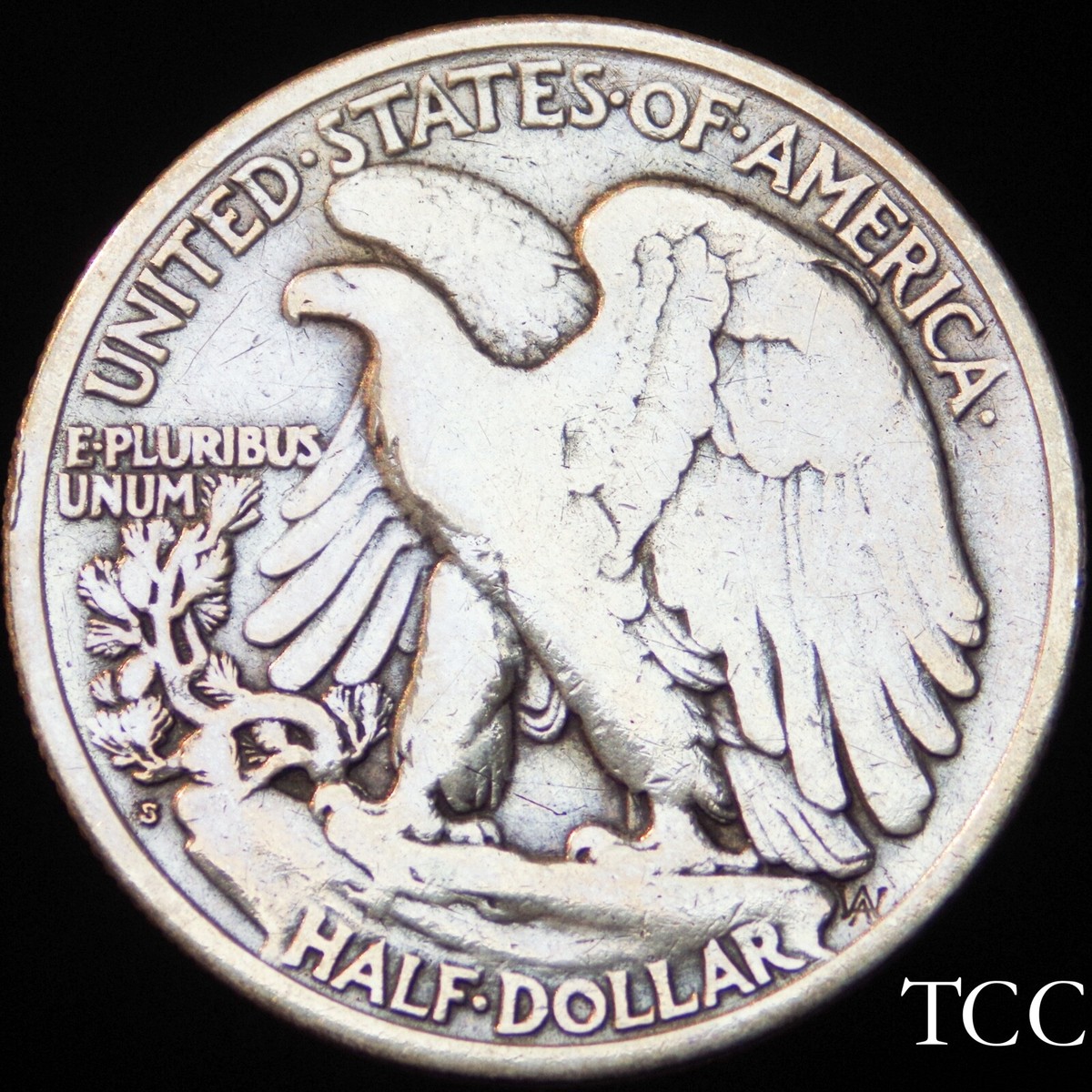 1918 S WALKING LIBERTY HALF DOLLAR ~ GORGEOUS TONED 50c COIN ~ TCC | eBay
